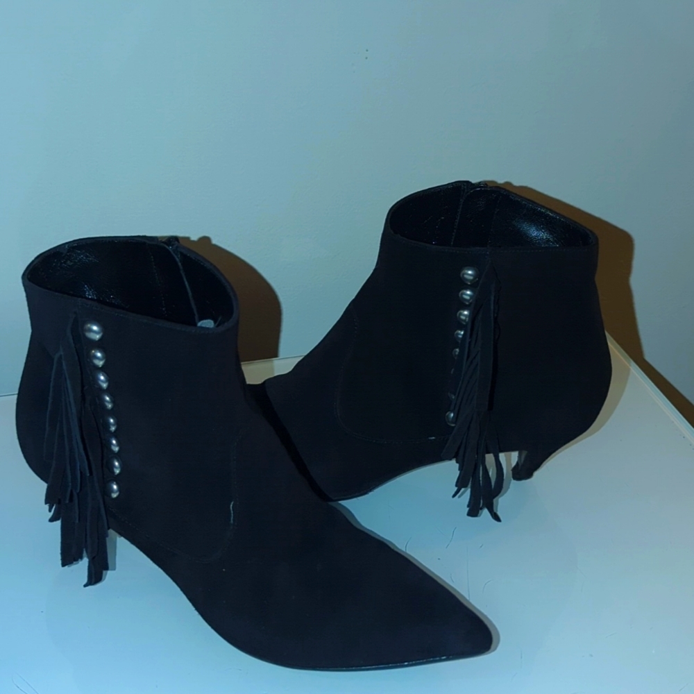 Saint Laurent Suede Western Boot size 36